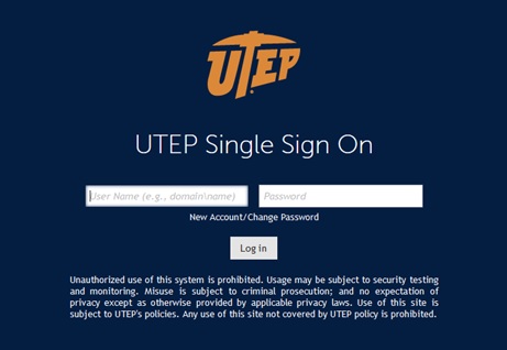 UTEP Single Sign On